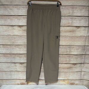 ASICS Men’s Cargo Jogger Pants Tan Athletic Training Pants Size M